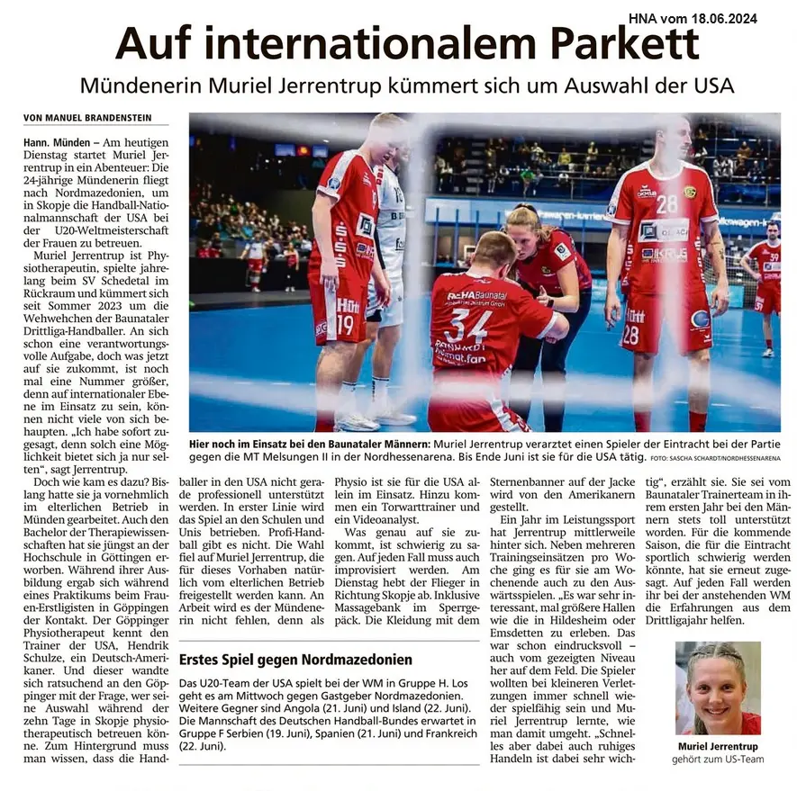 Muriel – auf internationalem Parkett